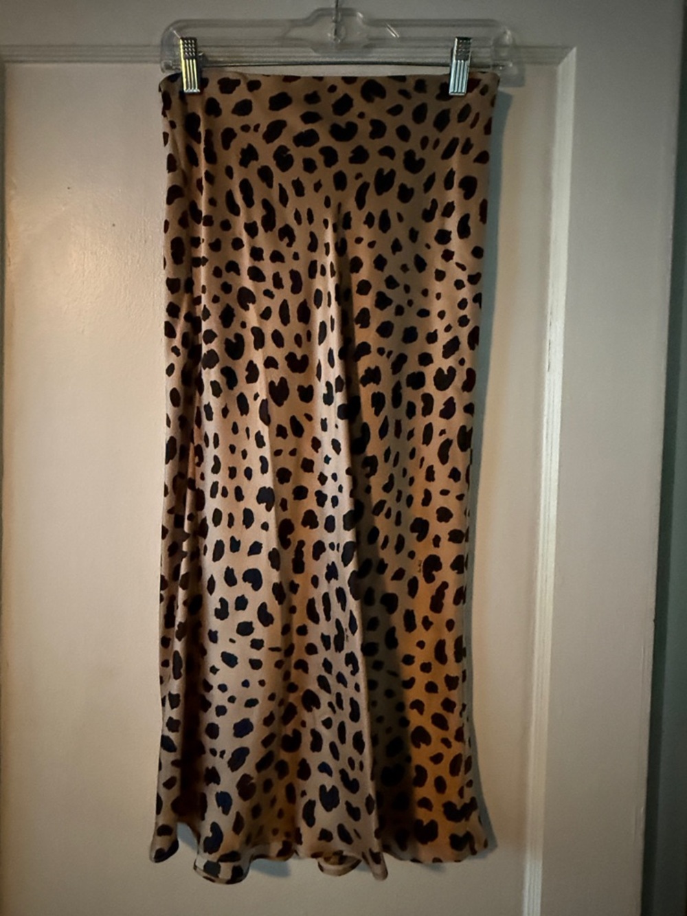 Réalisation Par Leopard Print Midi Skirt - Tan and Black